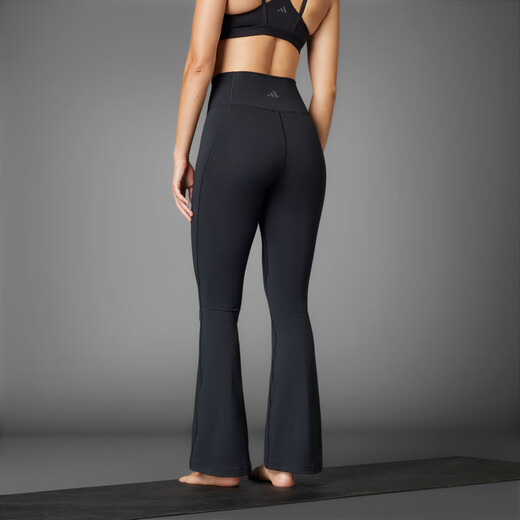 Adidas ALL ME Soft Pants Naked Quick-Drying Antibacterial Yoga Pilates Tights Women's Adidas Black M