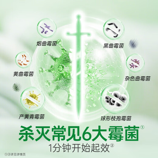 Refrigerator sterilization and mildew removal combination Dettol household spray 500ml + mildew removal spray 500ml refrigerator rubber ring available