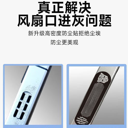 Mu Nian is suitable for Red Magic 11pro+ fan port dust filter, electroplated dustproof sticker, game phone Red Magic 11Pro, metal air outlet dust filter, 10pro+ air duct dustproof sticker, dustproof plug-T-C port white, five pieces, wireless charging partner, fan dustproof, Red Magic mobile phone 10sPro+