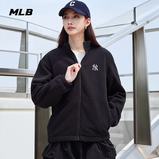 MLB official men's and women's couple fashionable three-in-one waterproof and repellent sports jacket 25 autumn and winter new style WJB01 New York Yankees/Black L