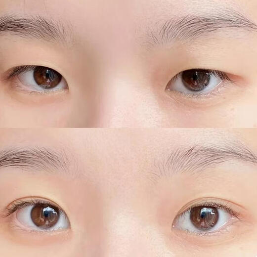 Momomatano double eyelid patch invisible traceless lace student single-sided patch for swollen eyes single eyelid support and shaping 0 pieces large inner double widened 1 box natural color L size