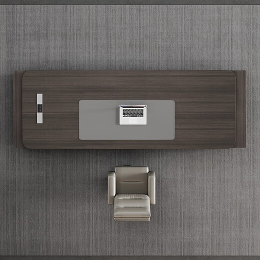 Henghan boss desk office desk and chair combination simple modern executive desk single desk manager desk office furniture standard desktop model cost-effective 2.4m double cabinet boss desk