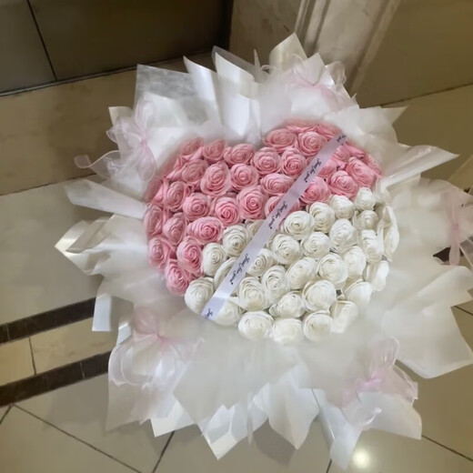 Everlasting flower rose bouquet doll hug bucket for girlfriend and best friend simulated soap flower birthday gift Pudding Cloud 33 hug bucket + balloon without doll