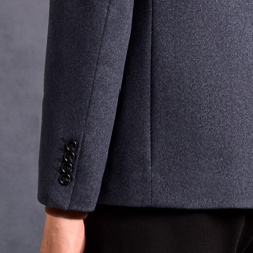 Antonio Mulberry Silk & Cashmere & Sheep Wool Light Luxury Business Single Suit Men's Autumn Elegant Executive Suit Jacket