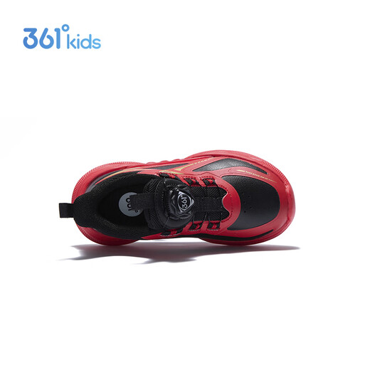 361 Air-permeable 6.0 children's running shoes 25 winter men's and women's small, medium and large children's soft cushioning knob sports shoes red 32