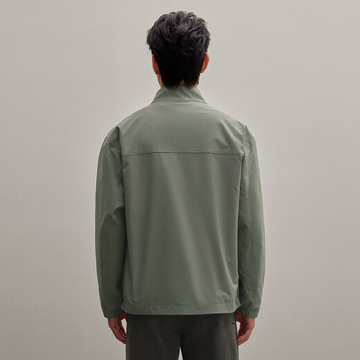 Heilan House (HLA) Jacket Men's 25 New Same Style as Zeng Shunxi Stand Collar Stiff Casual Jacket Men's Autumn Medium Green Q0 M 170/88A Recommended 125~136Jin Jin equals 0.5 kg
