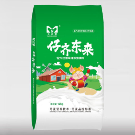 Dainongmeng Feed Qidonglai 12% Pregnancy Core Feed Sow Concentrate Feed to Increase Litter Number Premix Feed One Pack (12kg/pack)