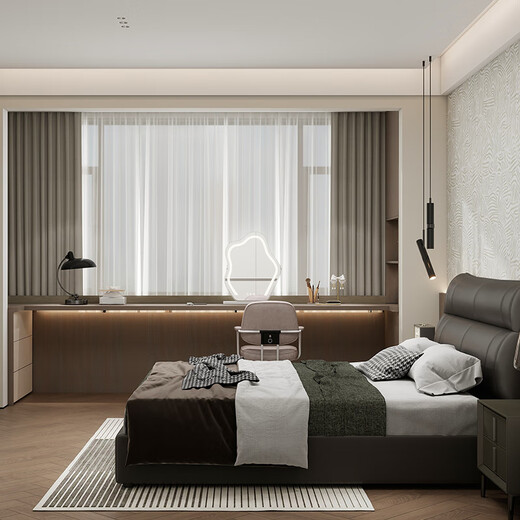 Quanyou (QUANU) Quanyou whole house customized package, move in with wooden doors, background wall, bathroom, curtains, cabinets, custom-made new house decoration 28888 whole house package (the specific amount is subject to the design plan)