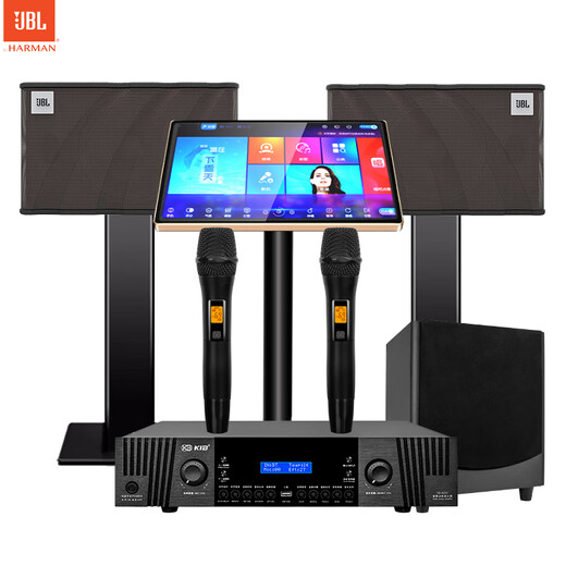 JBLKEM3100LE Heimkino-KTV-Audioset, Heim-Karaoke-Maschine, All-in-One-Karaoke-Box, komplette Ausstattung, 10-Zoll-Profi-Lautsprecher, 2 Lautsprecher, 10-Zoll-Entertainment-Modell 2.1