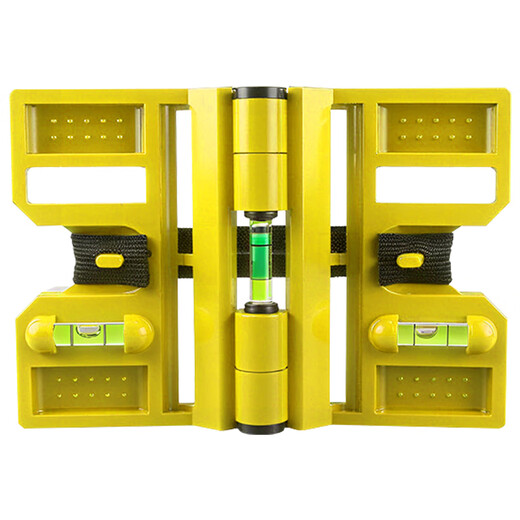 JiGong foldable column level vertical with soft magnet woodworking decoration building steel structure level ruler with strap red foldable level