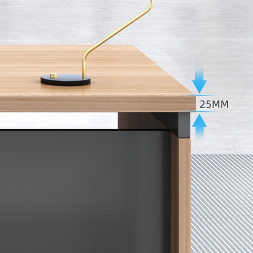 NAIGAO boss desk simple modern president desk office desk manager supervisor desk workbench 1.6 meters including cabinet