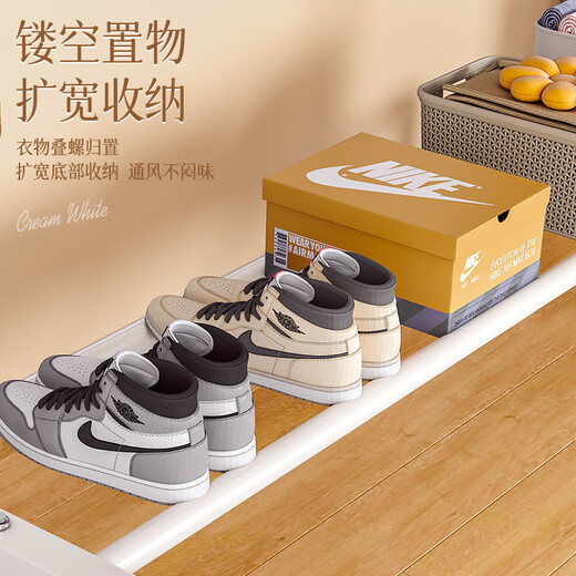 Editor-in-chief Xiang, floor-standing vertical bedroom clothes rack, clothes rack, clothes drying rod, clothes drying rack, simple storage, double hook white