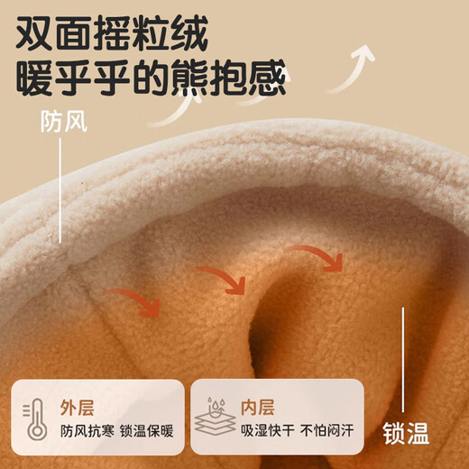 Ousen children's hat winter warm neck scarf windproof mask one-piece hat boys and girls masks ear protection balaclava