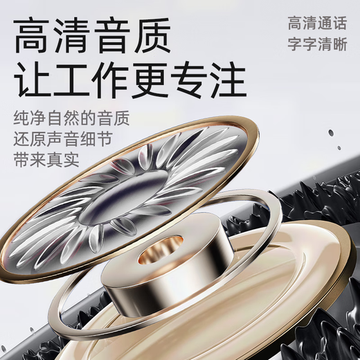 HP (HP) MeetingN wired headset headset call center customer service dedicated high-definition noise reduction headset computer office online course learning level 4 and 6