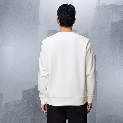 Heilan House (HLA) sweatshirt men's three-body red coast base series plus velvet long-sleeved men's winter bleached 8M L 175/92A recommended 137~150Jin Jin equals 0.5 kg