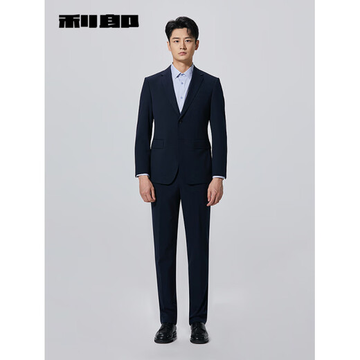 Lilang Style Men's Business Suit 2025 Autumn Suit 1SA Navy Blue (25QXF321SA) S 165