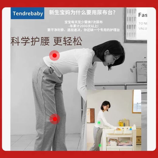 Diaper table, multi-functional baby care table, household portable crib touch care table, baby diaper table, new customer diaper table, latex pad