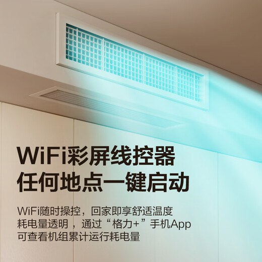 Gree central air-conditioning duct machine, one-to-one, exclusive 2-horsepower household formaldehyde removal, level 1 energy efficiency pure copper tube FQR5Pd/Ec(S)Nh-N1, one-price all-inclusive, precision installation