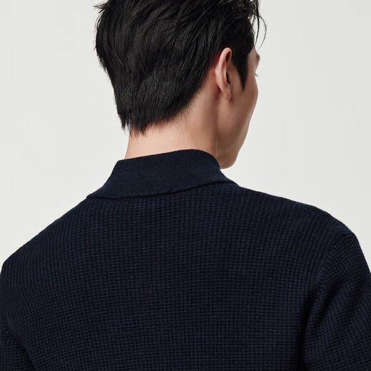 九牧王男士羊毛衫男【羊毛半高拉链领可机洗毛衫】25秋冬季亲肤毛衫男