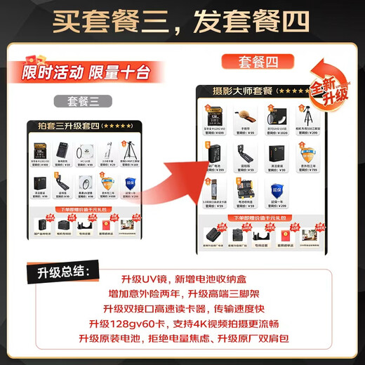 Sony (SONY) ZV-E10K mirrorless digital shooting ZV-E10 camera live broadcast beauty Vlog photography artifact APS-C half-frame video zve10 flip-up LCD screen ZV-E10K black kit upgrade model official standard configuration no necessary accessories/recommended purchase package