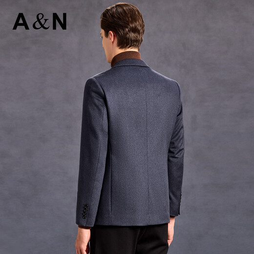 Antonio Mulberry Silk & Cashmere & Sheep Wool Light Luxury Business Single Suit Men's Autumn Elegant Executive Suit Jacket