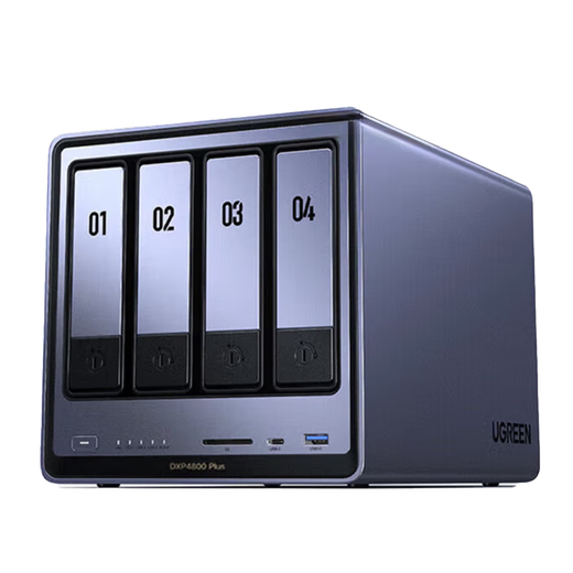 Green Alliance Private Cloud DXP4800 Plus 16G NAS-Netzwerkspeicher mit vier Schächten und 10G