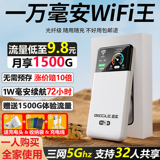 Tráfico gratuito de un año de Changshi 1W mAh 5Ghz wifi portátil 2025 banco de energía red móvil inalámbrica wi-fi6 dos en uno tráfico ilimitado Enrutador de automóvil por Internet versión superior 1W mAh 24 núcleos 72 horas de duración de la batería: reemplace las desgastadas por otras nuevas