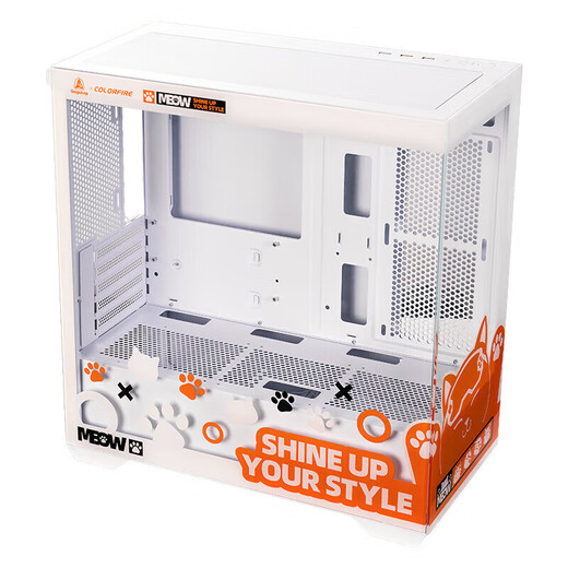 Colorful Orange Cat customized host Core i5 13400F RTX5060Ti graphics card desktop computer 4060Ti chicken game AI live broadcast design DIY assembly machine equipped with seven丨14600KF丨RTX5060Ti 16G丨32GB memory