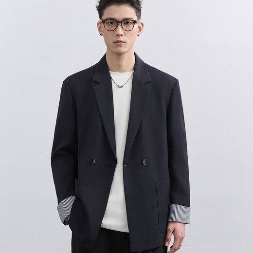 Earl Joel Casual Blazer Men's Suit's Men's High Deay Single Casual Wear Formal Wear Spring and Automne Loose Western Thin Style Engagement