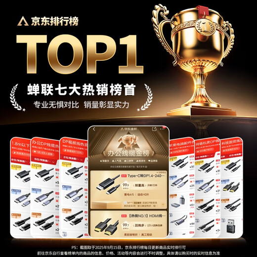 绿联Type-C转DP1.4线雷电4/5转换器USB-C转接头8K60/4K240Hz投屏适用MacBook笔记本电脑手机接显示器1m