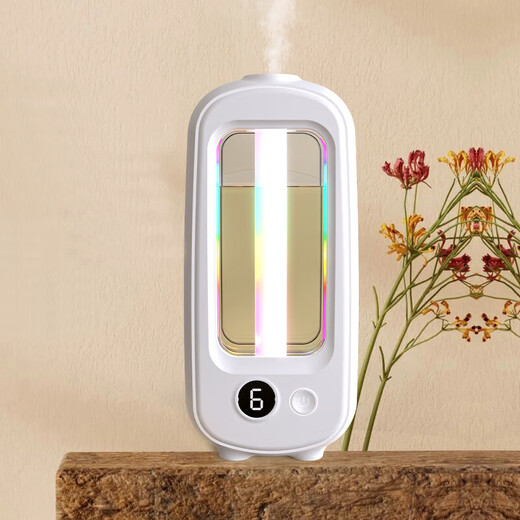 Aromatherapy machine hotel club KTV fresh air fragrance diffuser home atmosphere aromatherapy lamp automatic fragrance machine indoor bedroom fragrance machine bathroom toilet deodorization and deodorization X7 aromatherapy machine 1 set + perfume 1 bottle Powder Encounter Fragrance