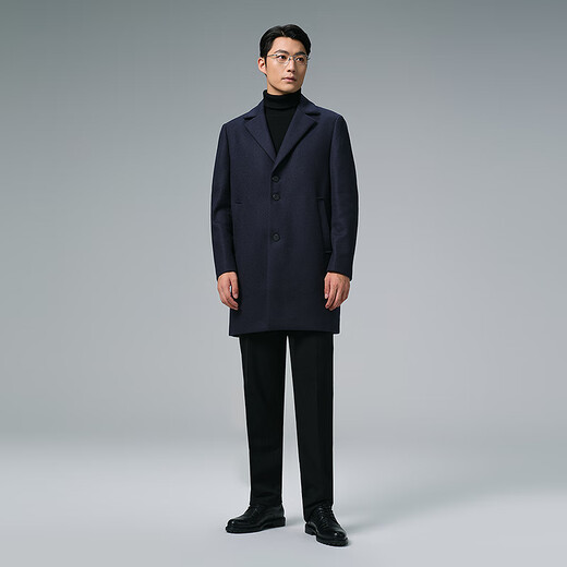 Lilang woolen coat men's mid-length winter woolen coat business men's woolen coat