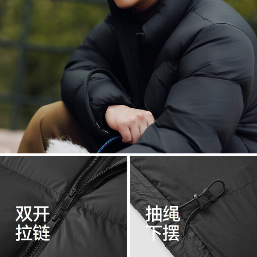 Semir Easy Down丨Down Jacket Men's Winter Three-Proof Jacket 90 Down Thick Stand Collar Bread Jacket 109724113102