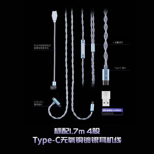 EPZ G30 free customization high-end gaming headphones in-ear wired HiFi music earplugs high-fidelity e-sports no delay sound card level chip professional competitive headset TYPE-C external microphone 1.7 meters supports EQ