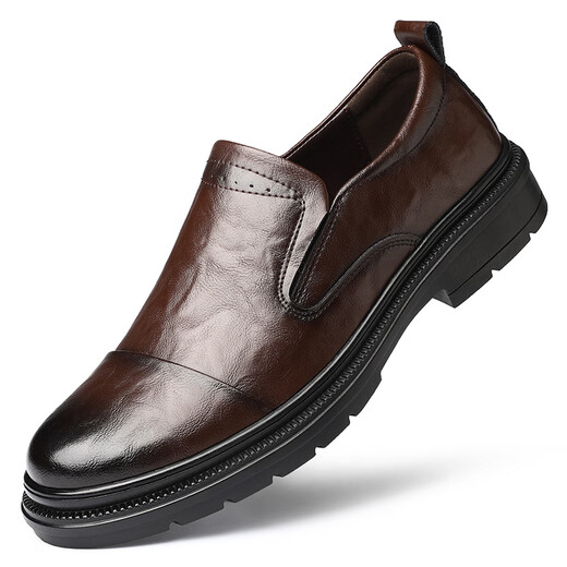 Scarecrow (mexicain) 2025 Nouvelle entreprise de mode masculine Costume formel chaussures en cuir authentique cuir en cuir respirant décontracté sans glissement