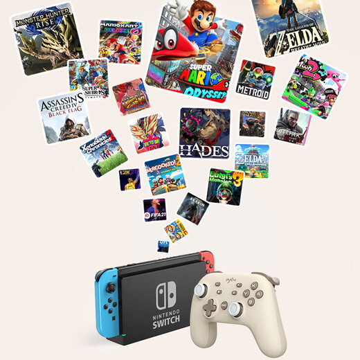 Lai Shi Da (PXN) P50 Custom Macro Programming Switch Wireless Game Controller Bluetooth Somatosensory PC Mobile TV Steam Pokémon ZA Tears of the Kingdom of Zelda Oatmeal Coffee