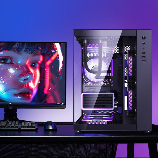 Colorful Ocean View Room Core 14th generation i5 14600KF/RTX5060TI/5070TI/RTX5080 16G graphics card e-sports game design computer host assembly machine with one 14600KF丨16G丨512G丨5060