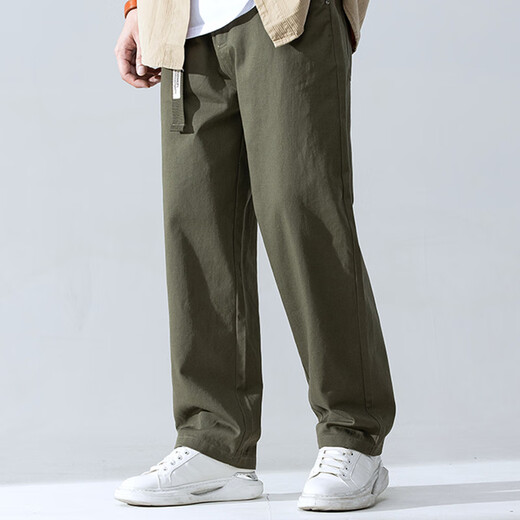 Sundance [Cotton] Sundance Men's Loose Bands Belt Casual Pantal