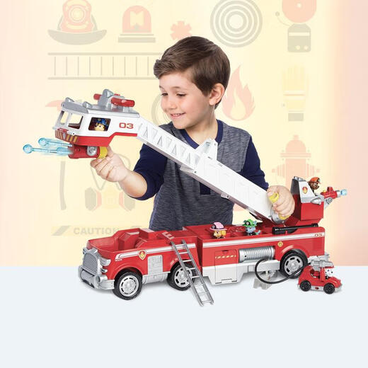 
Wangwang team made great contributions genuine Wangwang team made great contributions super ultimate mao Mao fire truck sound and light rescue vehicle children's student 16759 ultimate standard police car Aqi