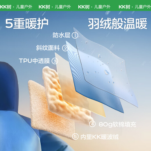 Kocotreekk tree children's ski pants heated windproof snowproof pants for boys and girls outdoor warm skiing