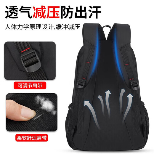 Pull back backpack, men's large-capacity travel bag, short-distance business trip backpack, lightweight luggage bag, computer bag, female junior high school bag