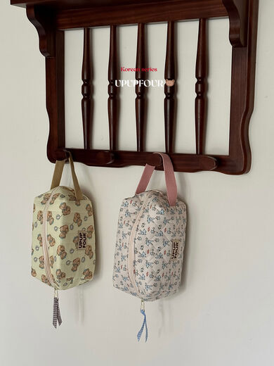 Export diaper storage out-and-out baby clothing bag quilted baby bottle mommy stroller hanging bag cosmetic bag storage bag Annie Bunny