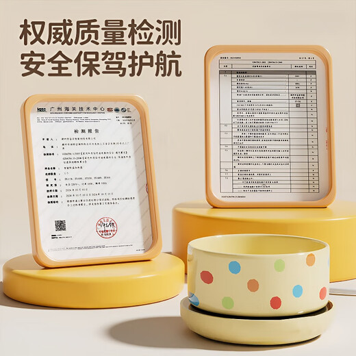 WCZ德国恒温猫咪饮水机酸奶机冬季加热罐头喝水碗陶瓷保温喂水饮水 釉黑350ml陶瓷碗+2档恒温垫