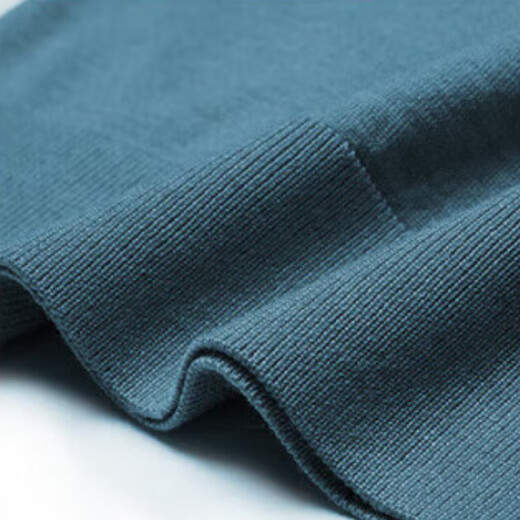 XJSGS international luxury high-end brand imitation pure woolen sweater men's 2025 autumn and winter round neck pullover sweater bottoming shirt high-end blue gray spot Suda 3XL 190