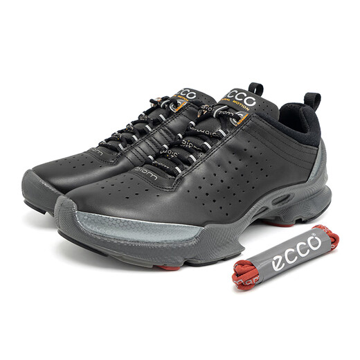 ECCO Men's Shoes Outdoor Classic Sports Shoes Dad Shoes Breathable Running Shoes BIOM Step 091504 Spot Black 091504-50659 42
