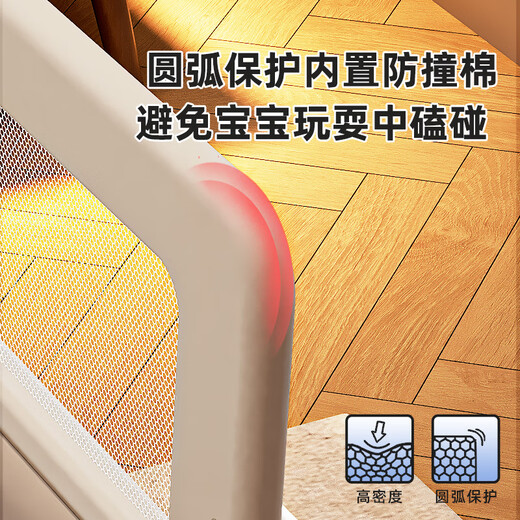 Yogoyi bed fence baby guardrail foldable baby crib fence safety guardrail to prevent falling off one side of the bed 1.2 meters gray and white oblique stitching invisible full folding seamless anti-pinch