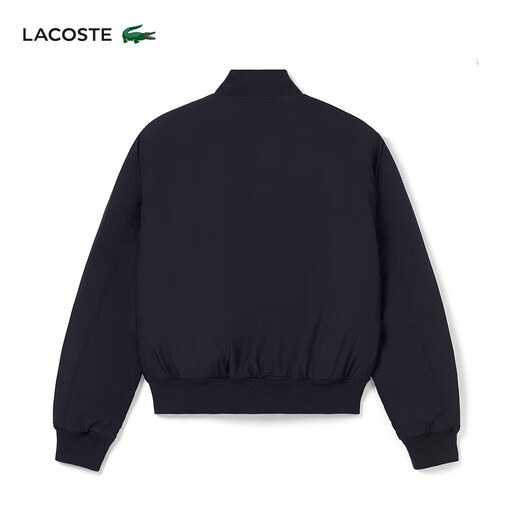 LACOSTE French crocodile men's fashionable lightweight outdoor double-sided short cotton jacket | BH5953 MI7/Navy Blue/Green M 175 50