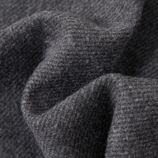 She pool textured woolen skirt women's 2025 autumn new style simple high waist mid-length solid color A-line skirt