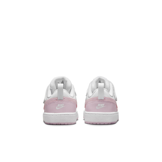 Nike Cool Ananas Bébé Baskets Plates Velcro Hiver Nouveau Style Garçons et Filles NIKE COURT DQ0493 100 Blanc/Foam Powder 27