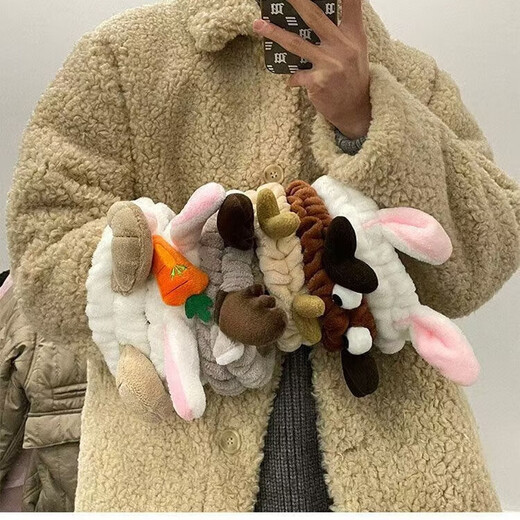 Face wash headband, headband, unisex headband, special facial mask, makeup hairpin, trendy men's cute headband, antler gray 1 piece